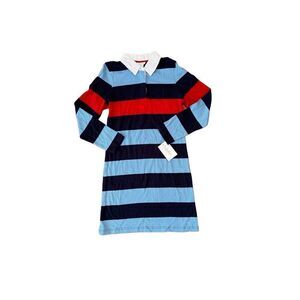 NWT KC Parker Rugby Striped Polo Shirtdress size 16